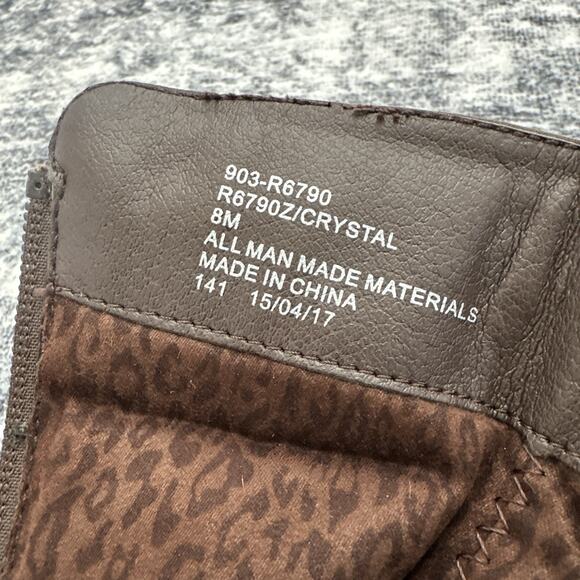 Rialto Crystal Women's Boot Riding Boots Equestrian Size 8 Brown High - Picture 10 of 12